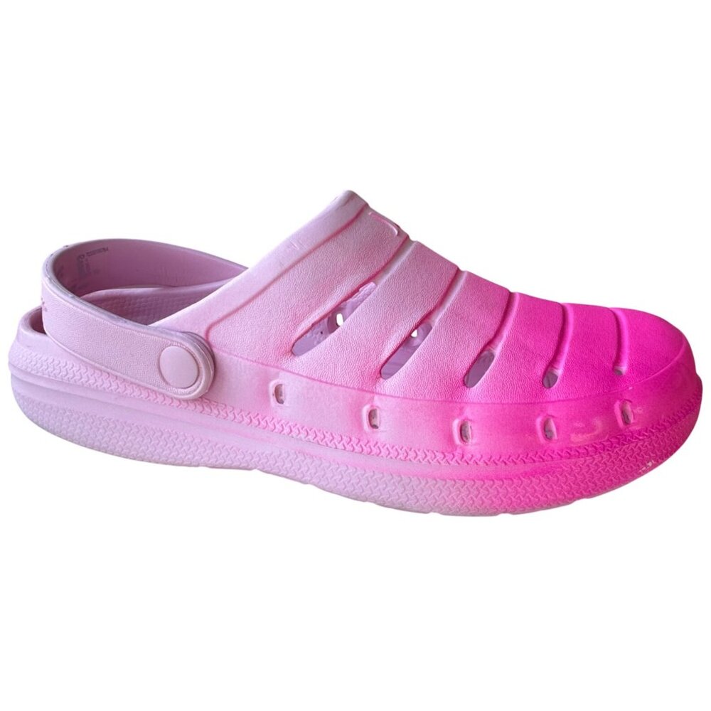 Rugged Shark Brand Pink Tie Dye Pattern Clog Shoes Adult Unisex Size 4/6 (READ)